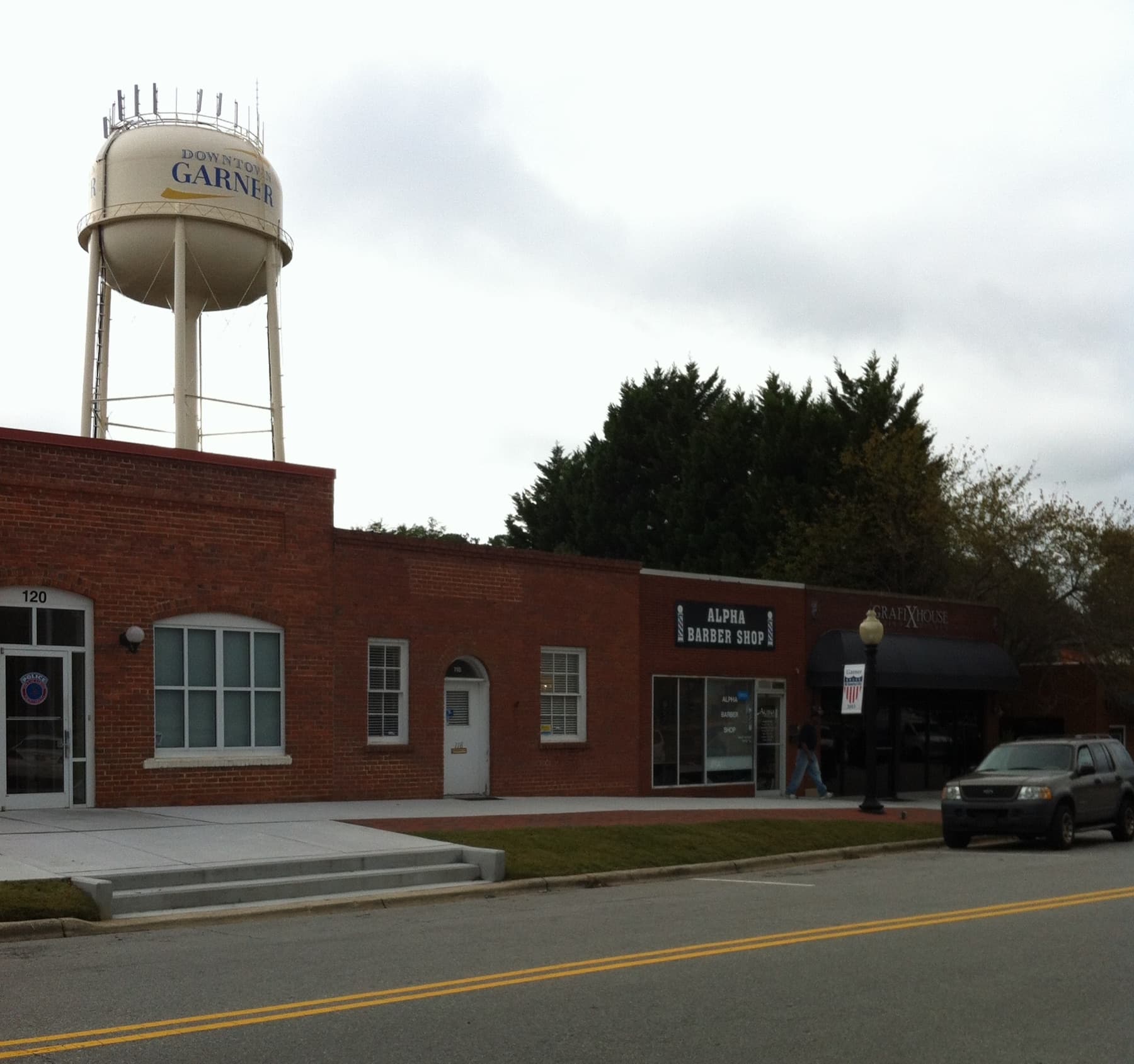 Garner water tower and historic district